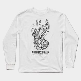 Cordyceps Ascomycete Fungi Long Sleeve T-Shirt